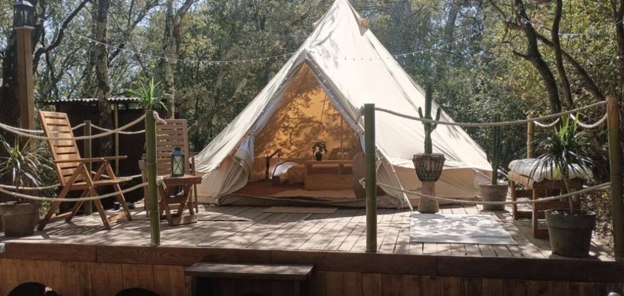 Evasion En Pleine Nature, Tipi Insolite Et Jacuzzi Au Pont Du Gard ! Vers-Pont-du-Gard Exteriör bild
